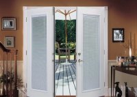 96 French Patio Door With Built In Blinds