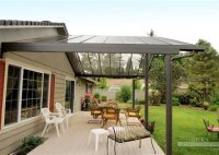 Aluminum Patio Cover With Clear Roof