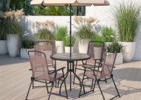 Folding Patio Table And Chairs With Umbrella