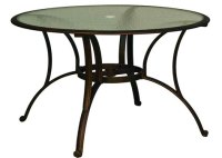Glass Top Patio Table With Umbrella Hole