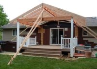 How To Build A Gable Roof Over Patio