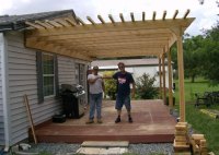 How To Build A Patio Roof Attached House