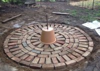 How To Make A Round Brick Patio