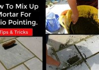 How To Make Mortar For Patio Pointing
