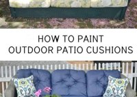 How To Paint Outdoor Patio Cushions