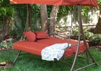 Patio Swing Folds Into Bed