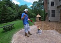 Stamped Concrete Patio Sealer Home Depot