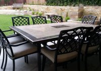 Stone Patio Dining Table