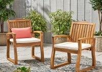 Wooden Patio Chair Set
