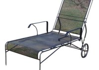 Wrought Iron Chaise Lounge Patio Furniture