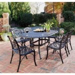 Black Iron Patio Table And Chairs