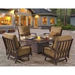 Patio Furniture With Fire Pit Table Costco