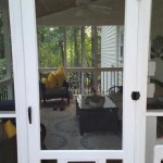 Patio Screen Door With Built In Doggie