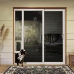Sliding Patio Screen Door With Dog Built In